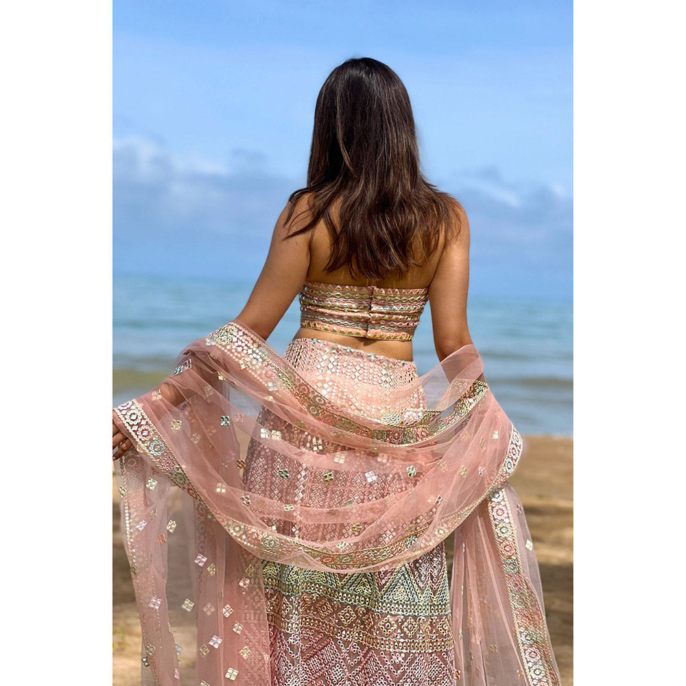 RAISHAA Multi-Color The Bridesmaid Lehenga with Blouse (Set of 2)