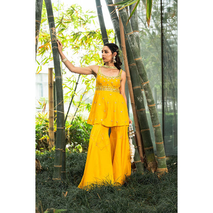 Rashika Sharma Aabira Kurta with Sharara and Dupatta (Set of 3)