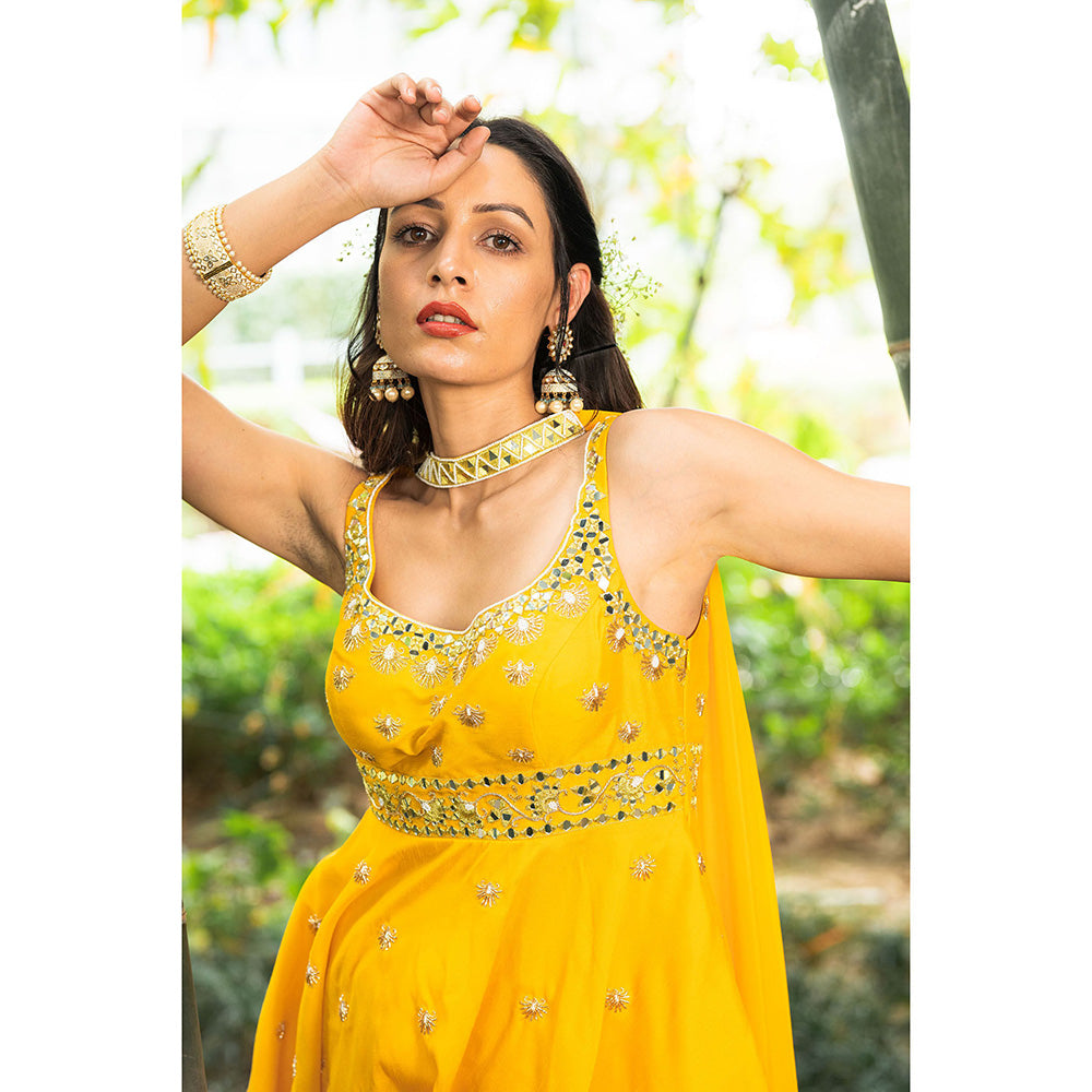 Rashika Sharma Aabira Kurta with Sharara and Dupatta (Set of 3)