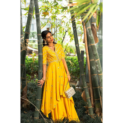 Rashika Sharma Raabya Kurta with Sharara and Dupatta (Set of 3)