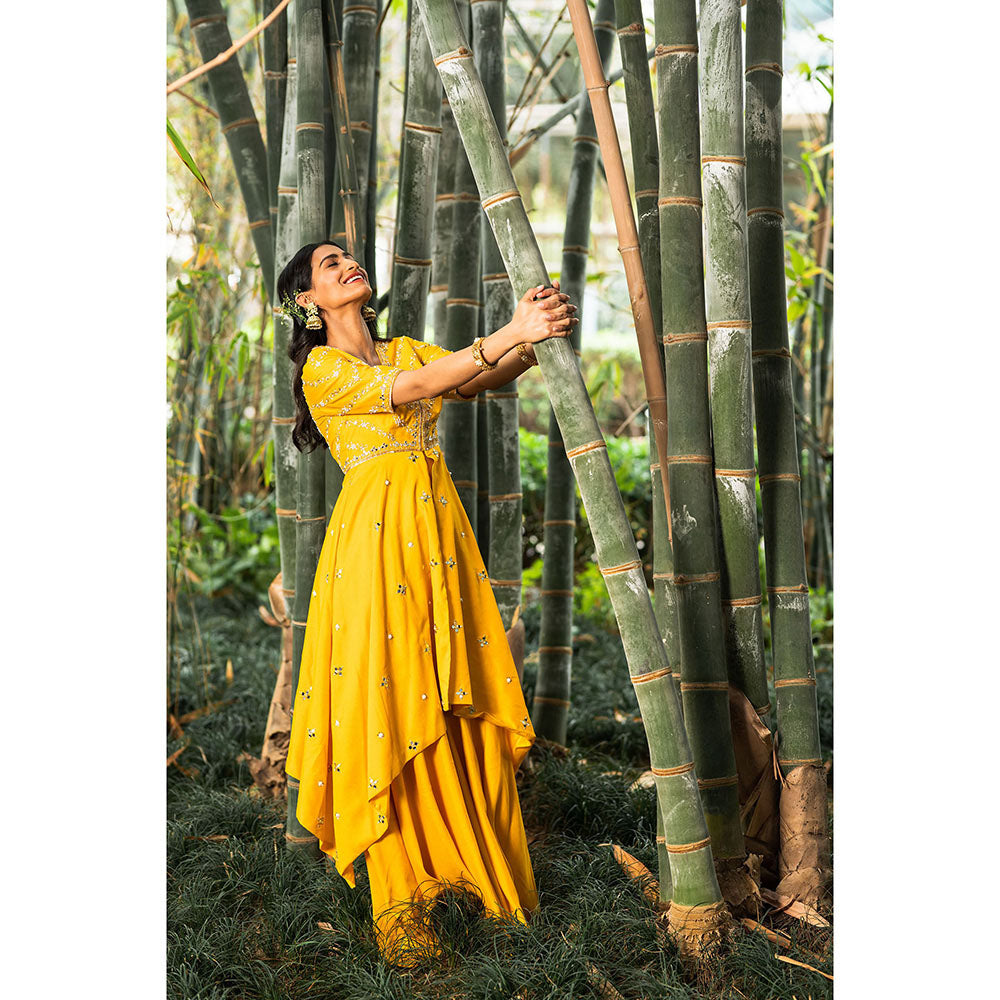 Rashika Sharma Raabya Kurta with Sharara and Dupatta (Set of 3)