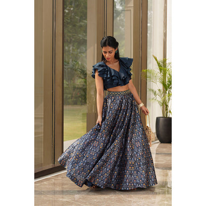 Rashika Sharma Imaara Lehenga with Blouse (Set of 2)