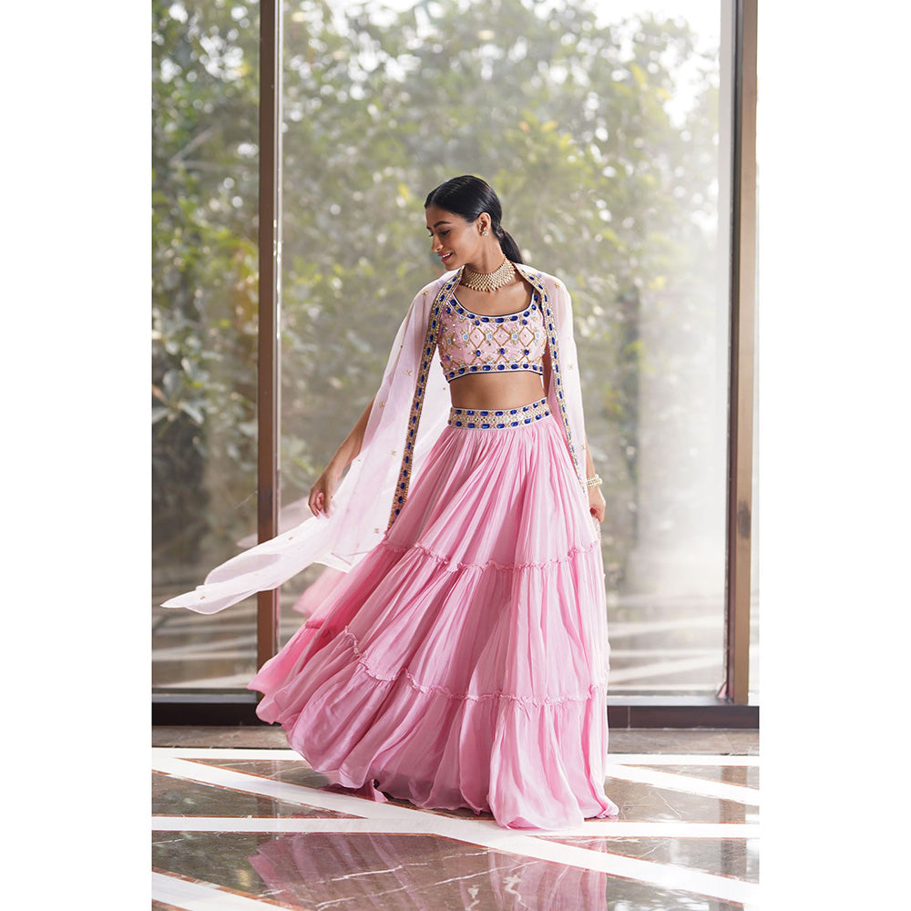 Rashika Sharma Reana Blouse and Lehenga with Dupatta (Set of 3)