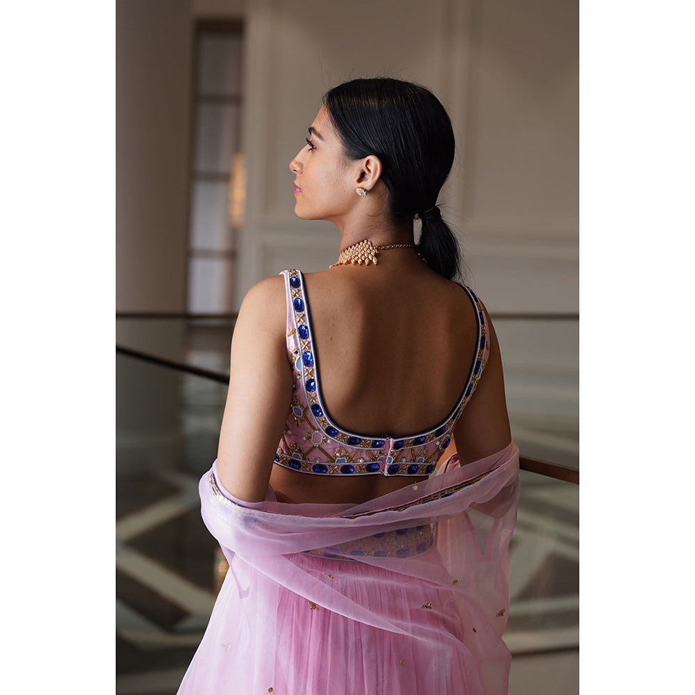 Rashika Sharma Reana Blouse and Lehenga with Dupatta (Set of 3)