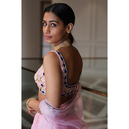 Rashika Sharma Reana Blouse and Lehenga with Dupatta (Set of 3)