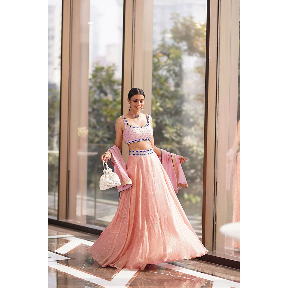 Rashika Sharma Ruhi Blouse and Lehenga with Dupatta (Set of 3)