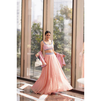 Rashika Sharma Ruhi Blouse and Lehenga with Dupatta (Set of 3)