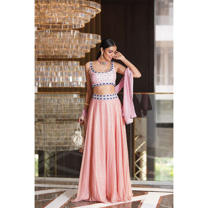 Rashika Sharma Ruhi Blouse and Lehenga with Dupatta (Set of 3)