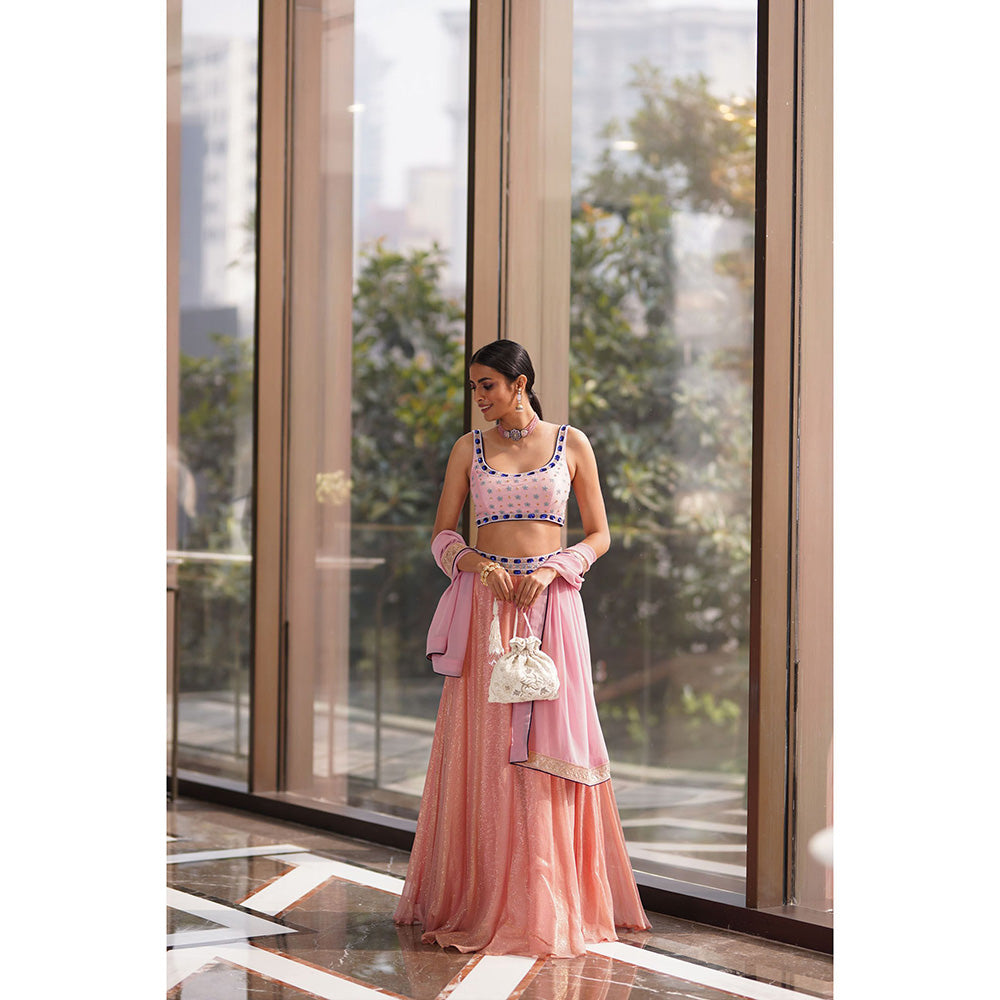 Rashika Sharma Ruhi Blouse and Lehenga with Dupatta (Set of 3)