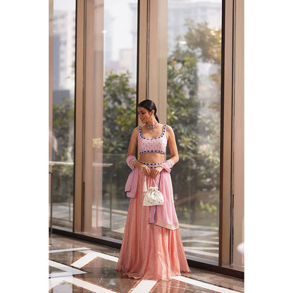 Rashika Sharma Ruhi Blouse and Lehenga with Dupatta (Set of 3)