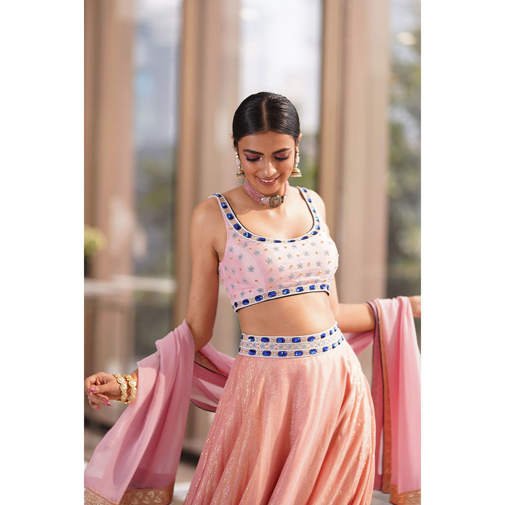 Rashika Sharma Ruhi Blouse and Lehenga with Dupatta (Set of 3)