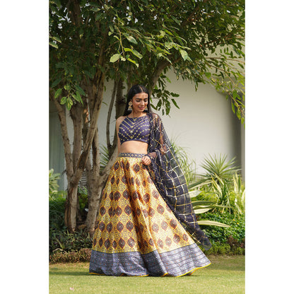 Rashika Sharma Iqra Blouse and Lehenga with Dupatta (Set of 3)