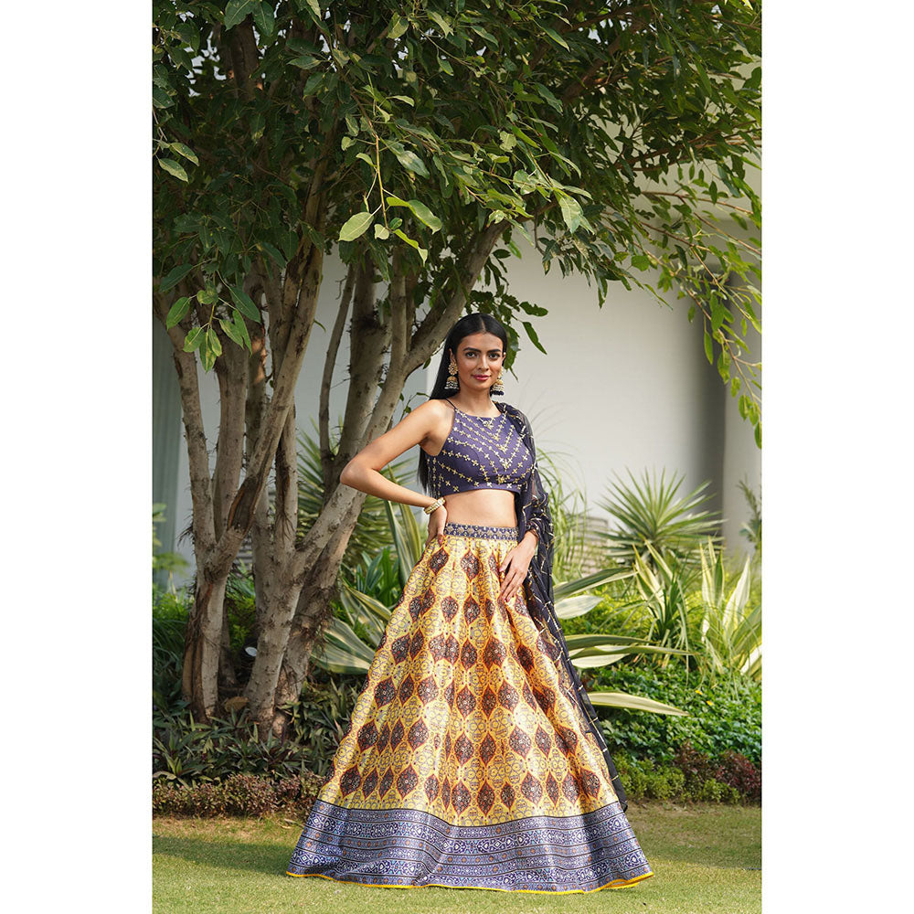 Rashika Sharma Iqra Blouse and Lehenga with Dupatta (Set of 3)