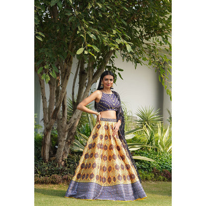 Rashika Sharma Iqra Blouse and Lehenga with Dupatta (Set of 3)