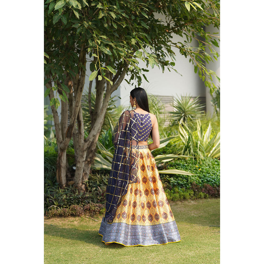 Rashika Sharma Iqra Blouse and Lehenga with Dupatta (Set of 3)