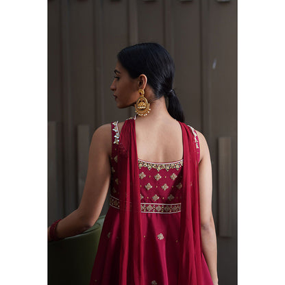 Rashika Sharma Aaisha Peplum Kurta and Sharara and Dupatta (Set of 3)