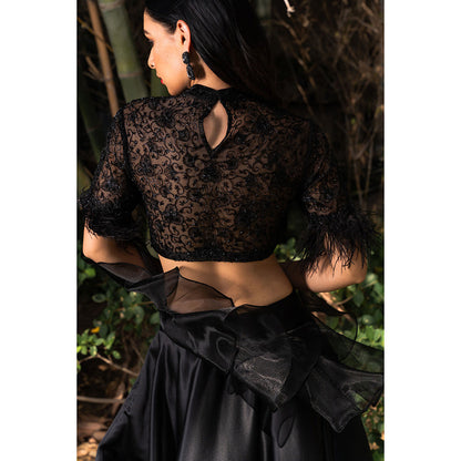 Rashika Sharma Maheem Blouse and Lehenga with Dupatta (Set of 3)