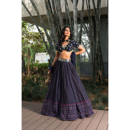 Rashika Sharma Arshiya Blouse and Lehenga with Dupatta (Set of 3)