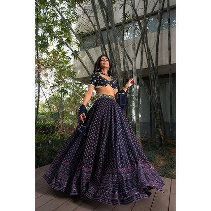 Rashika Sharma Arshiya Blouse and Lehenga with Dupatta (Set of 3)