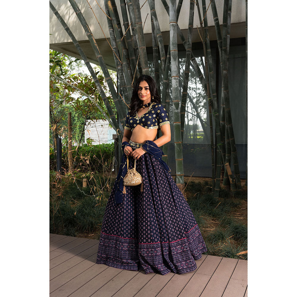 Rashika Sharma Arshiya Blouse and Lehenga with Dupatta (Set of 3)