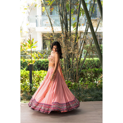 Rashika Sharma Tori Blouse and Lehenga with Dupatta (Set of 3)