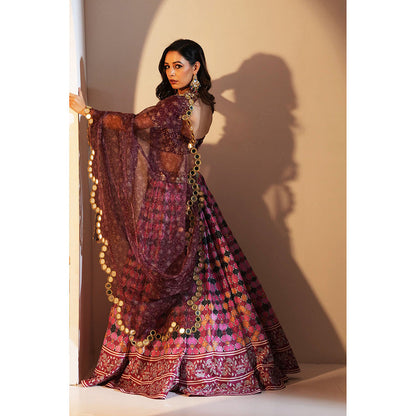 Rashika Sharma Gia Blouse and Lehenga with Dupatta (Set of 3)