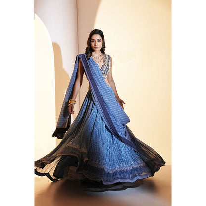 Rashika Sharma Aastha Blouse and Lehenga with Dupatta (Set of 3)