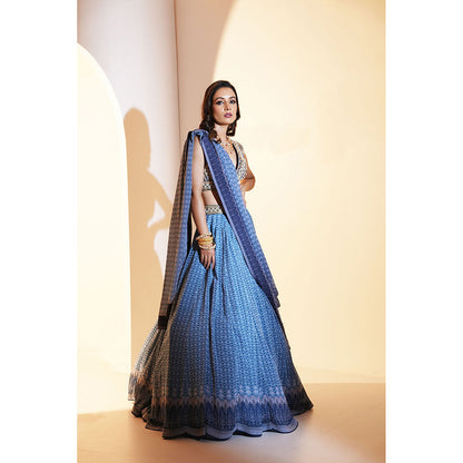 Rashika Sharma Aastha Blouse and Lehenga with Dupatta (Set of 3)