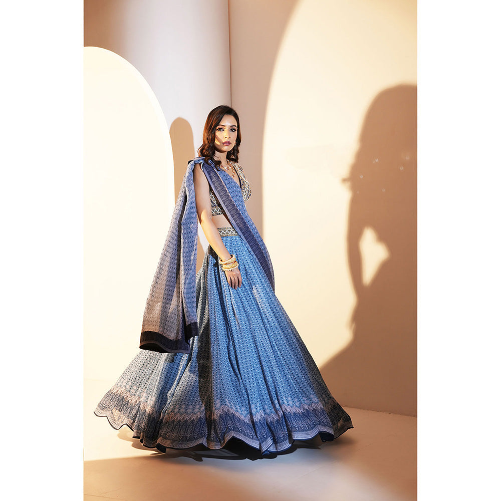 Rashika Sharma Aastha Blouse and Lehenga with Dupatta (Set of 3)