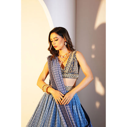 Rashika Sharma Aastha Blouse and Lehenga with Dupatta (Set of 3)