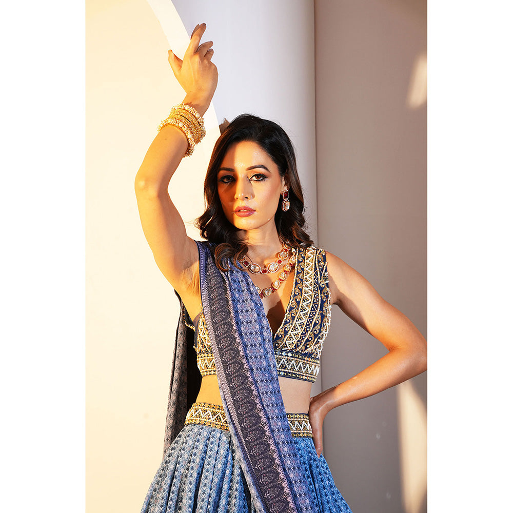 Rashika Sharma Aastha Blouse and Lehenga with Dupatta (Set of 3)