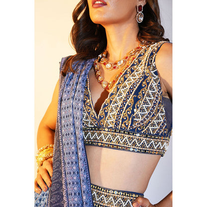 Rashika Sharma Aastha Blouse and Lehenga with Dupatta (Set of 3)