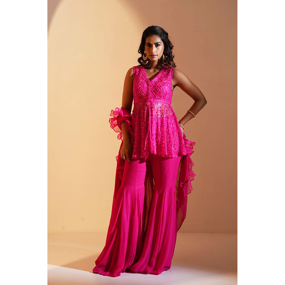 Rashika Sharma Tahisha Kurta and Sharara and Dupatta (Set of 3)