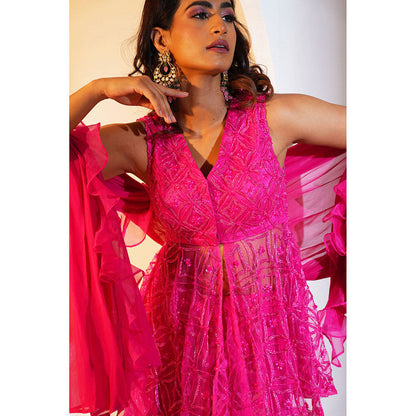 Rashika Sharma Tahisha Kurta and Sharara and Dupatta (Set of 3)