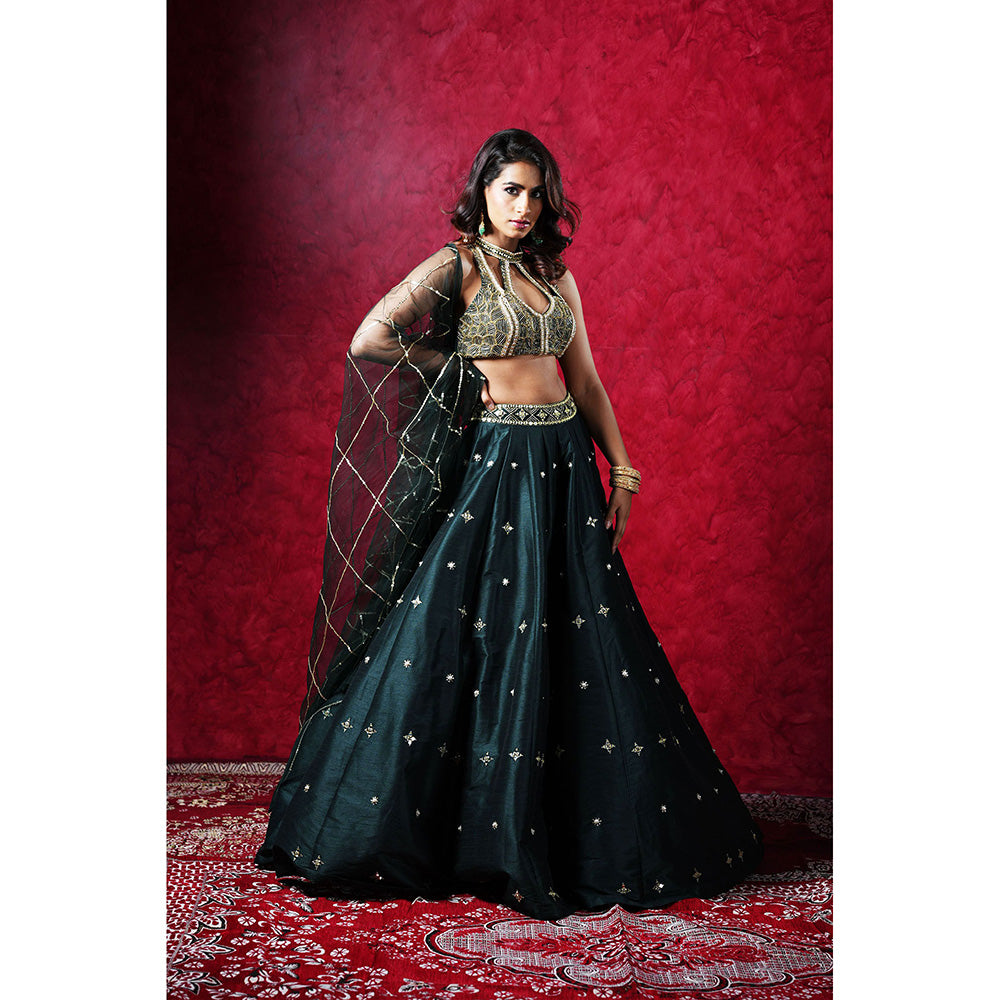 Rashika Sharma Jeeva Blouse and Lehenga with Dupatta (Set of 3)