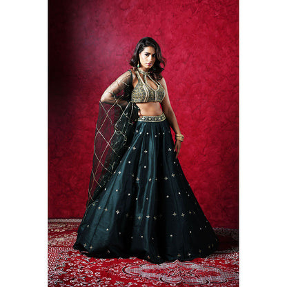 Rashika Sharma Jeeva Blouse and Lehenga with Dupatta (Set of 3)