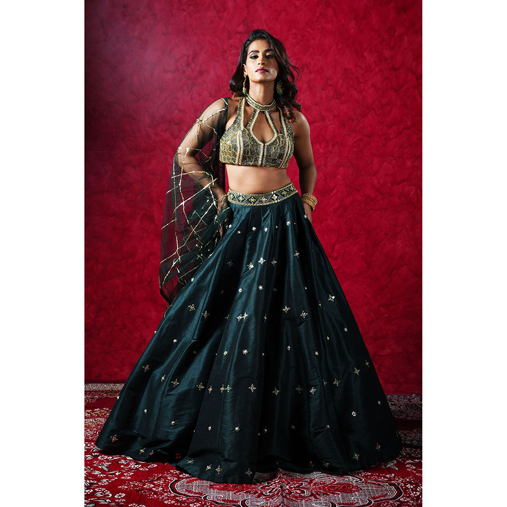 Rashika Sharma Jeeva Blouse and Lehenga with Dupatta (Set of 3)