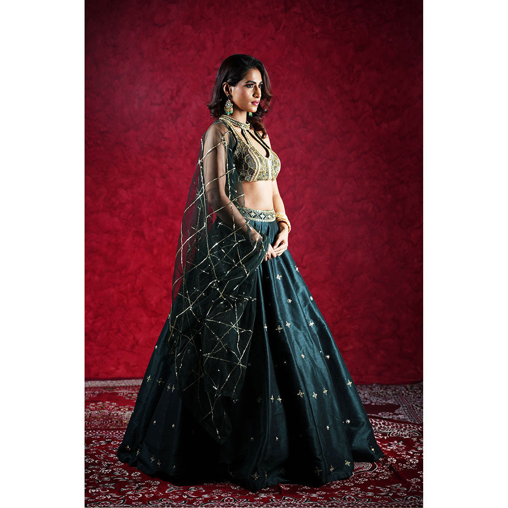 Rashika Sharma Jeeva Blouse and Lehenga with Dupatta (Set of 3)