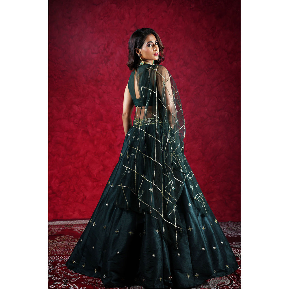 Rashika Sharma Jeeva Blouse and Lehenga with Dupatta (Set of 3)