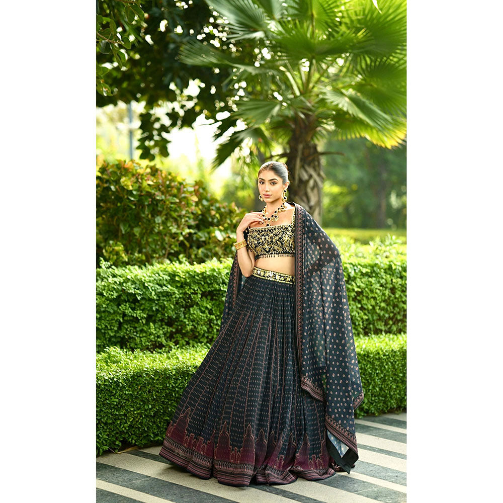 Rashika Sharma Jahaan Blouse and Lehenga with Dupatta (Set of 3)