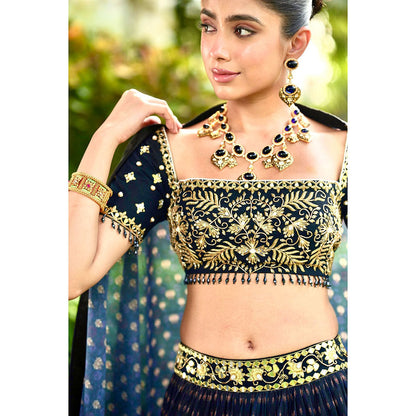 Rashika Sharma Jahaan Blouse and Lehenga with Dupatta (Set of 3)