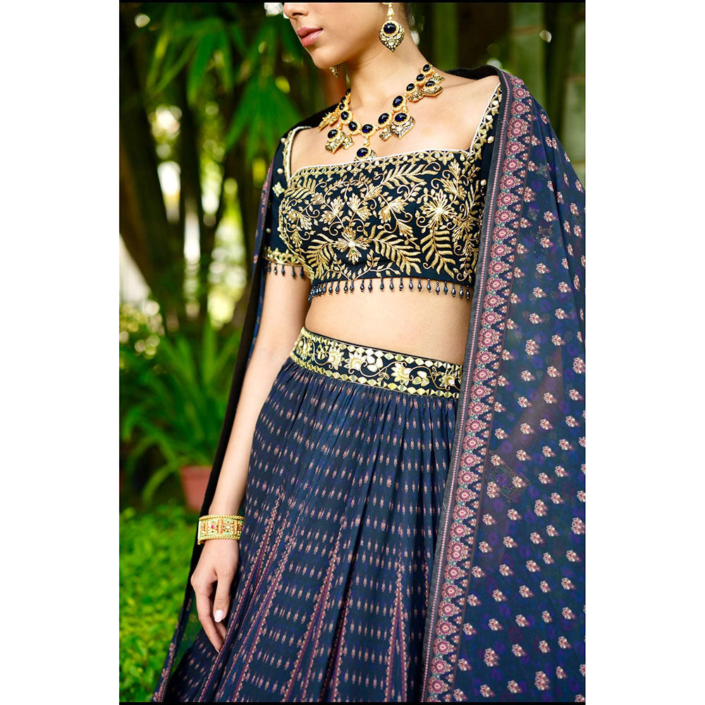 Rashika Sharma Jahaan Blouse and Lehenga with Dupatta (Set of 3)