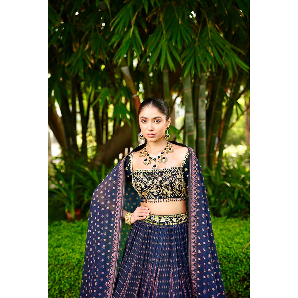 Rashika Sharma Jahaan Blouse and Lehenga with Dupatta (Set of 3)