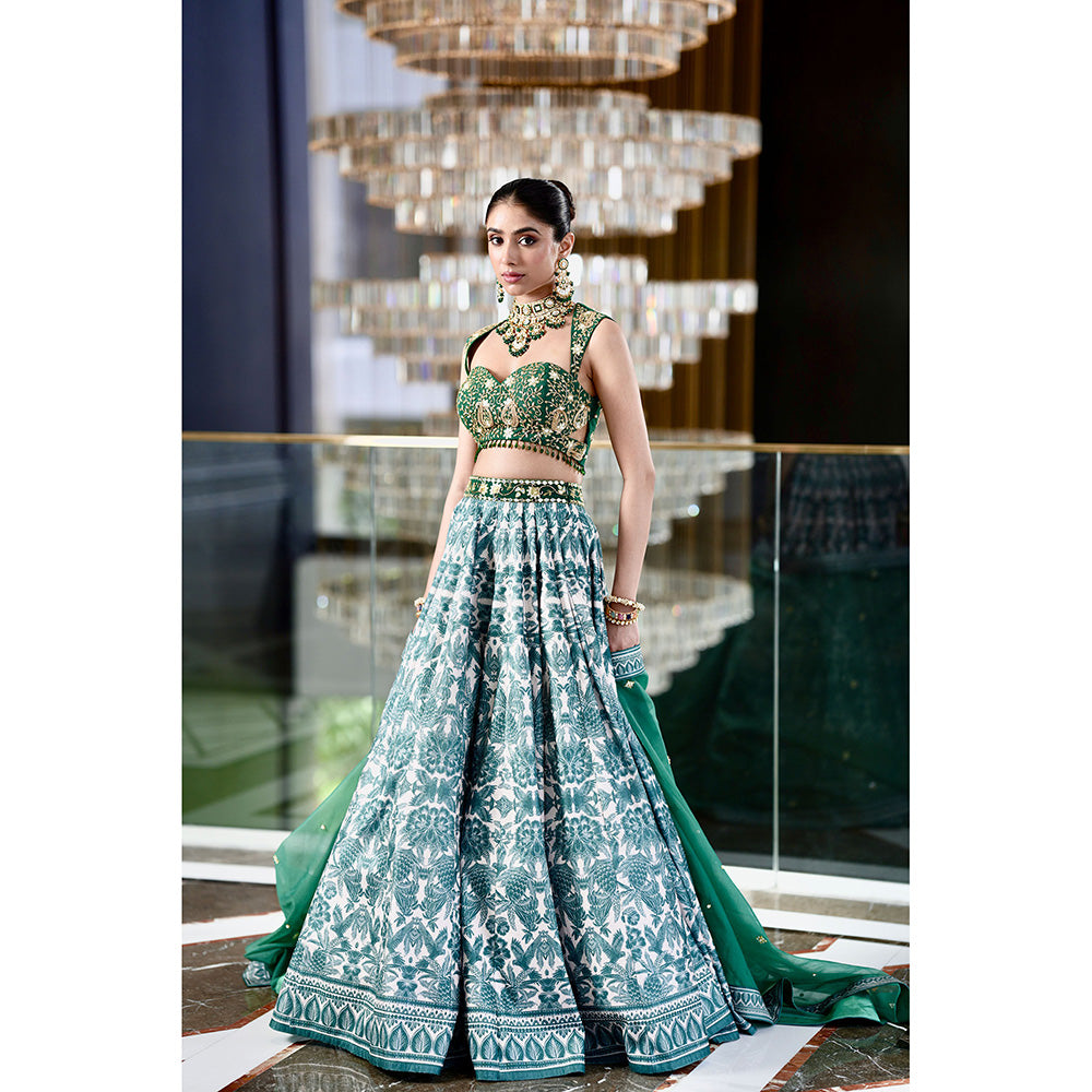 Rashika Sharma Alvira Blouse and Lehenga with Dupatta (Set of 3)