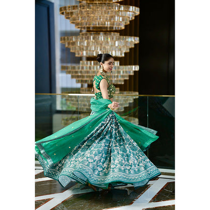 Rashika Sharma Alvira Blouse and Lehenga with Dupatta (Set of 3)