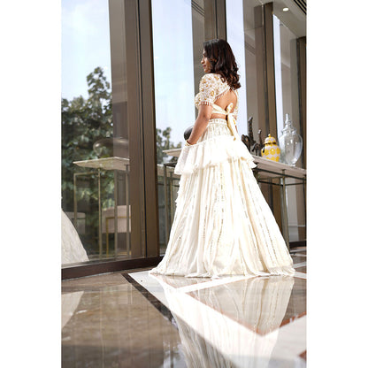 Rashika Sharma Maheem Blouse and Lehenga with Dupatta (Set of 3)