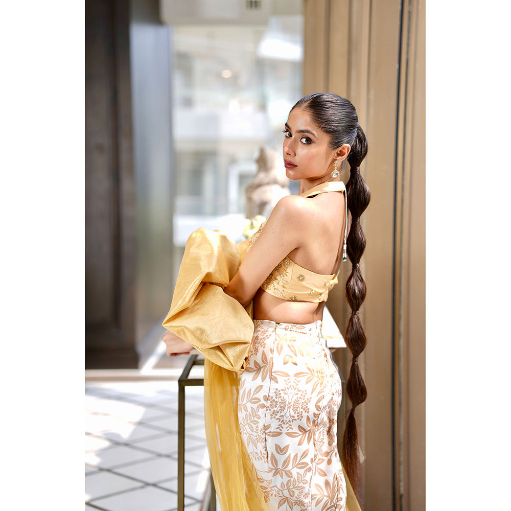 Rashika Sharma Nisha Blouse and Skirt with Dupatta (Set of 3)