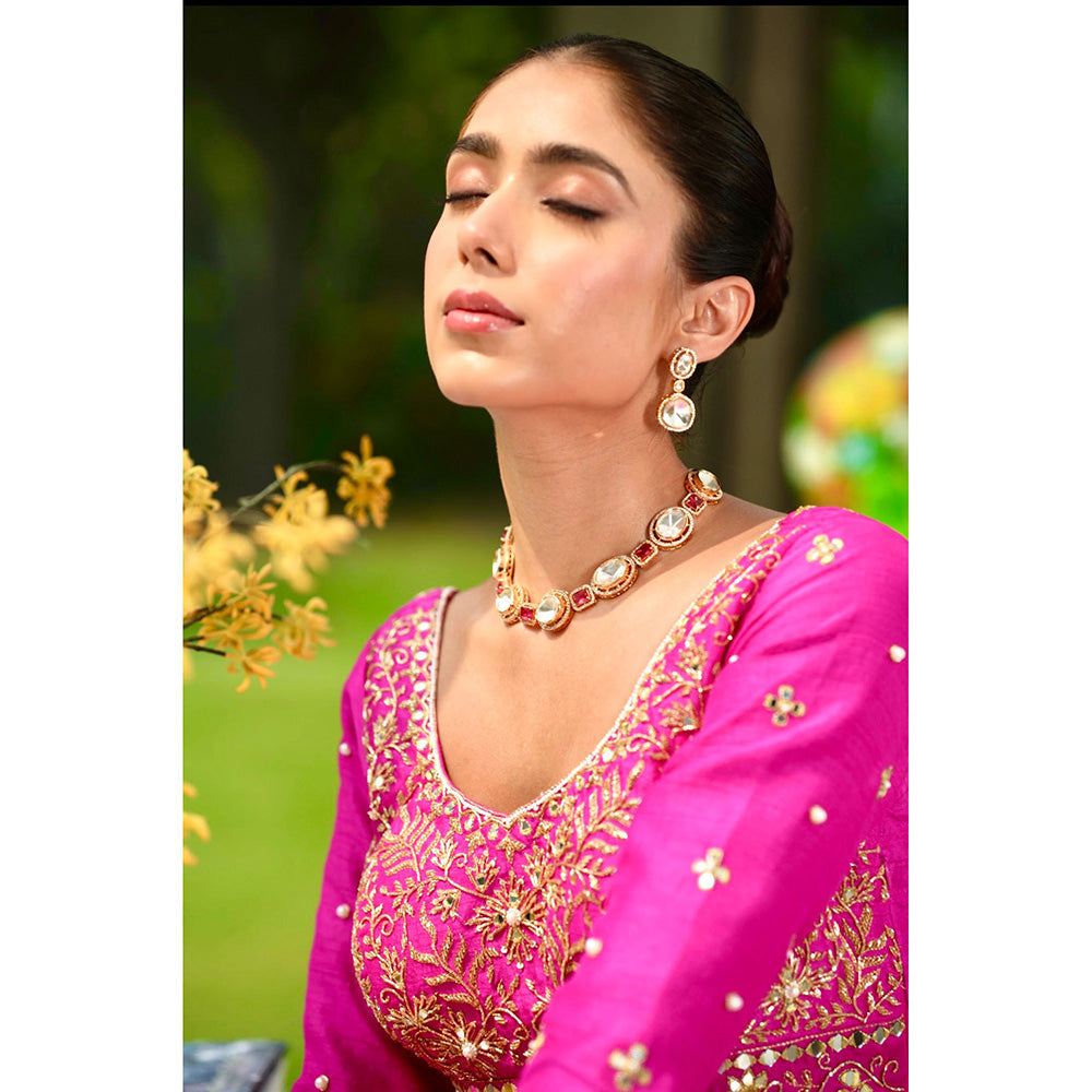 Rashika Sharma Mahi Anarkali with Churidar and Dupatta (Set of 3)