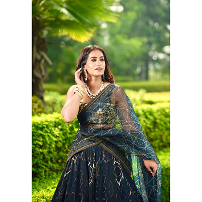 Rashika Sharma Meesha Blouse and Lehenga with Dupatta (Set of 3)