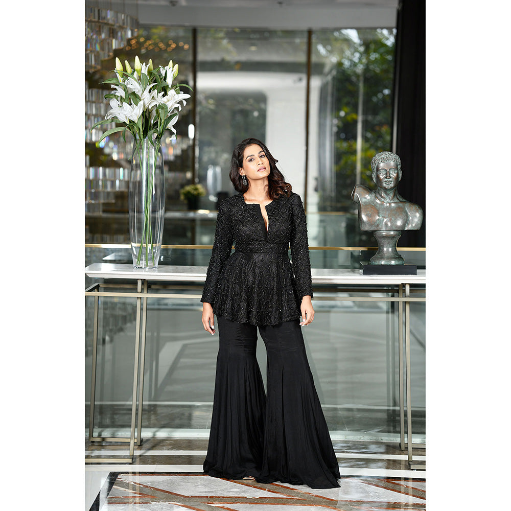 Rashika Sharma Tahira Kurta and Flared Sharara (Set of 2)